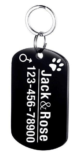 Custom Engraved Stainless Steel Pet Id Tag-10