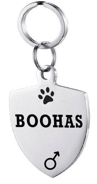 Custom Engraved Stainless Steel Pet Id Tag-13