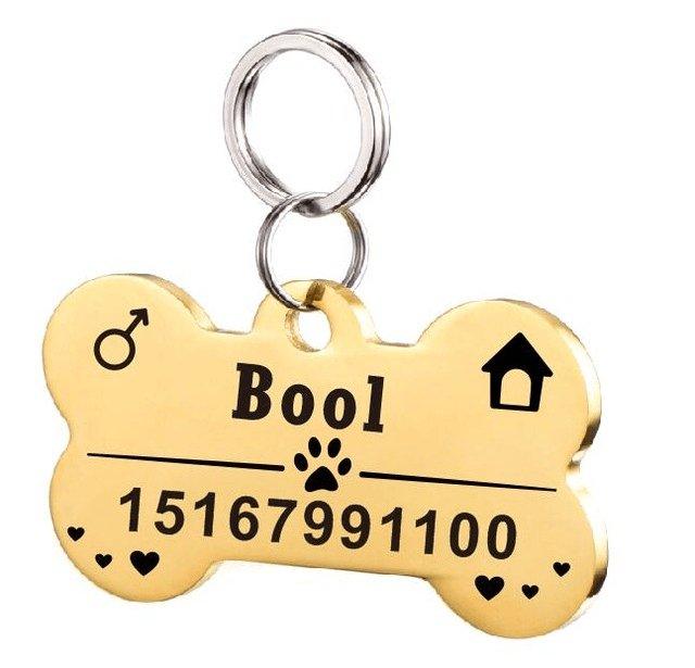 Custom Engraved Stainless Steel Pet Id Tag-22