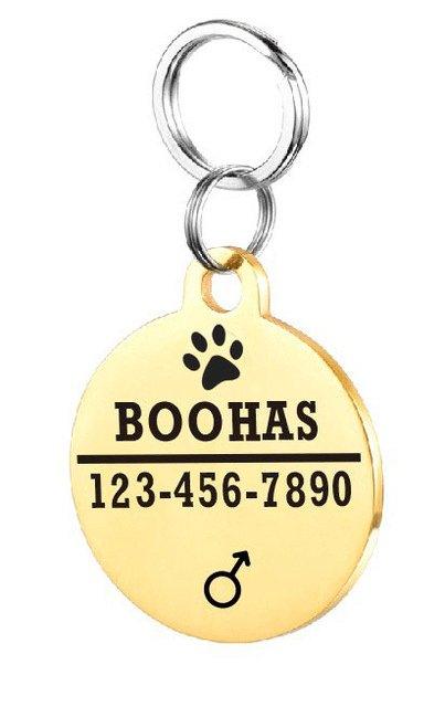 Custom Engraved Stainless Steel Pet Id Tag-26