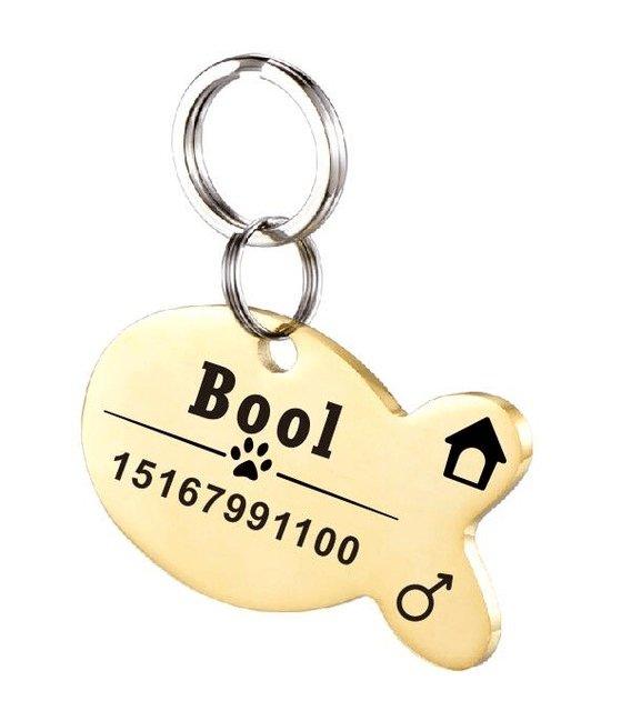 Custom Engraved Stainless Steel Pet Id Tag-5