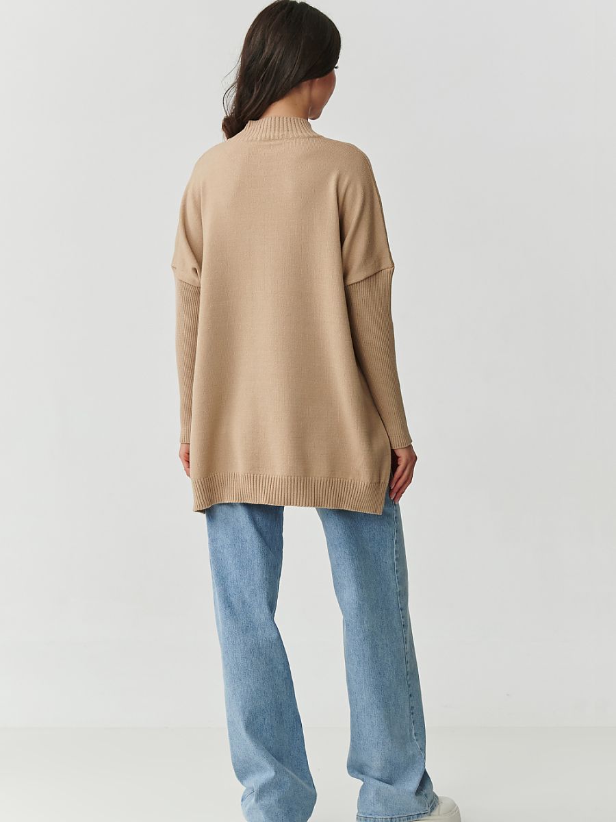 Jumper model 217400 Makadamia-2