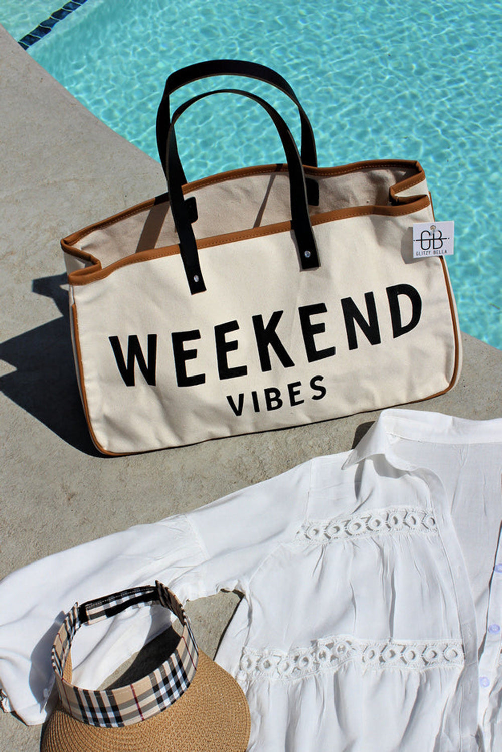 Alicia WEEKEND VIBES Canvas Tote-4