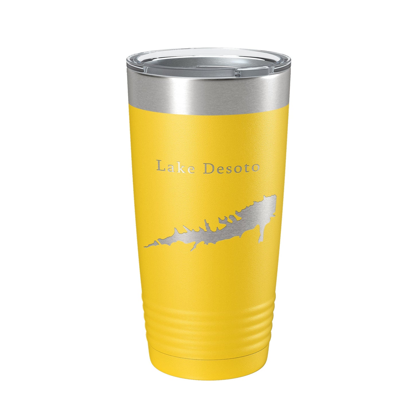 Lake Desoto Map Tumbler Travel Mug Insulated Laser Engraved Coffee Cup Hot Springs Village Arkansas 20 oz-19