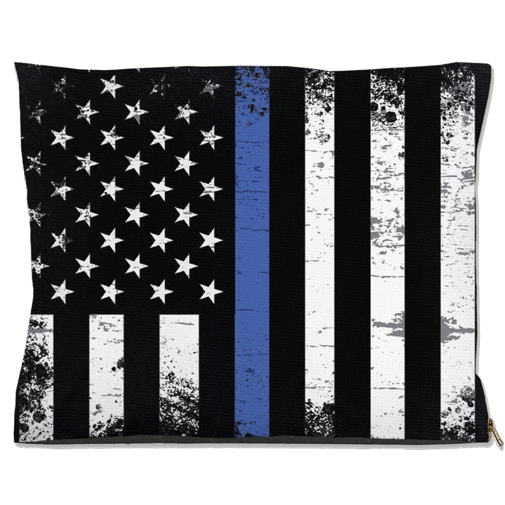 Thin Blue Line Dog Bed-4