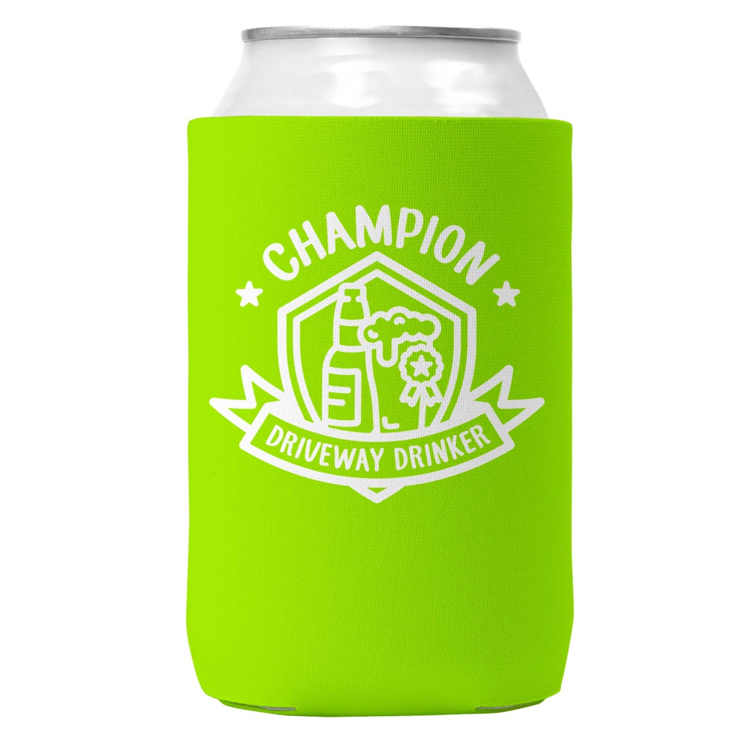 Champion Driveway Drinker Can Coozie Cooler for 12oz Cans-6