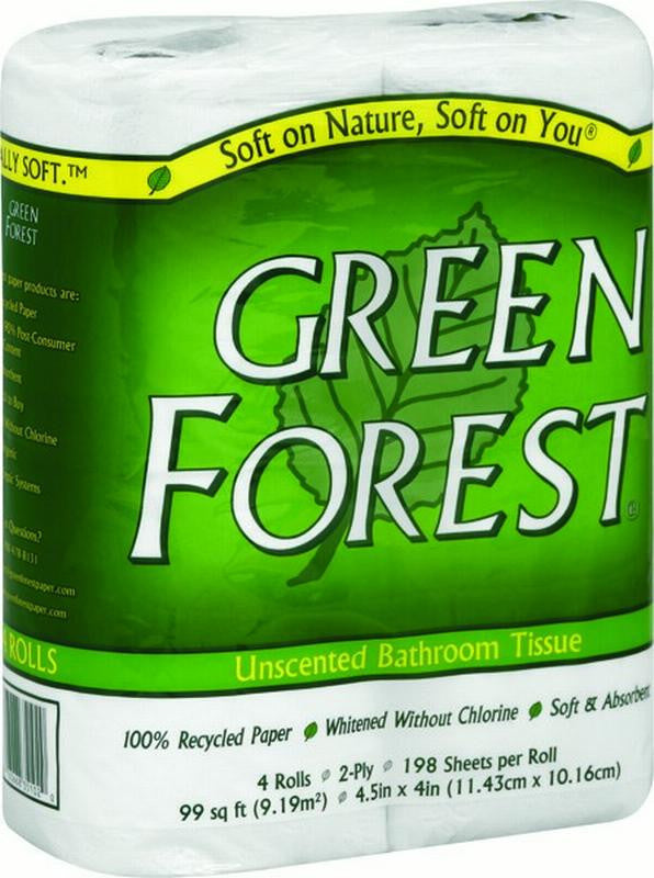 Green Forest Bath Tissue White 2-Ply (24x4 PK)-1