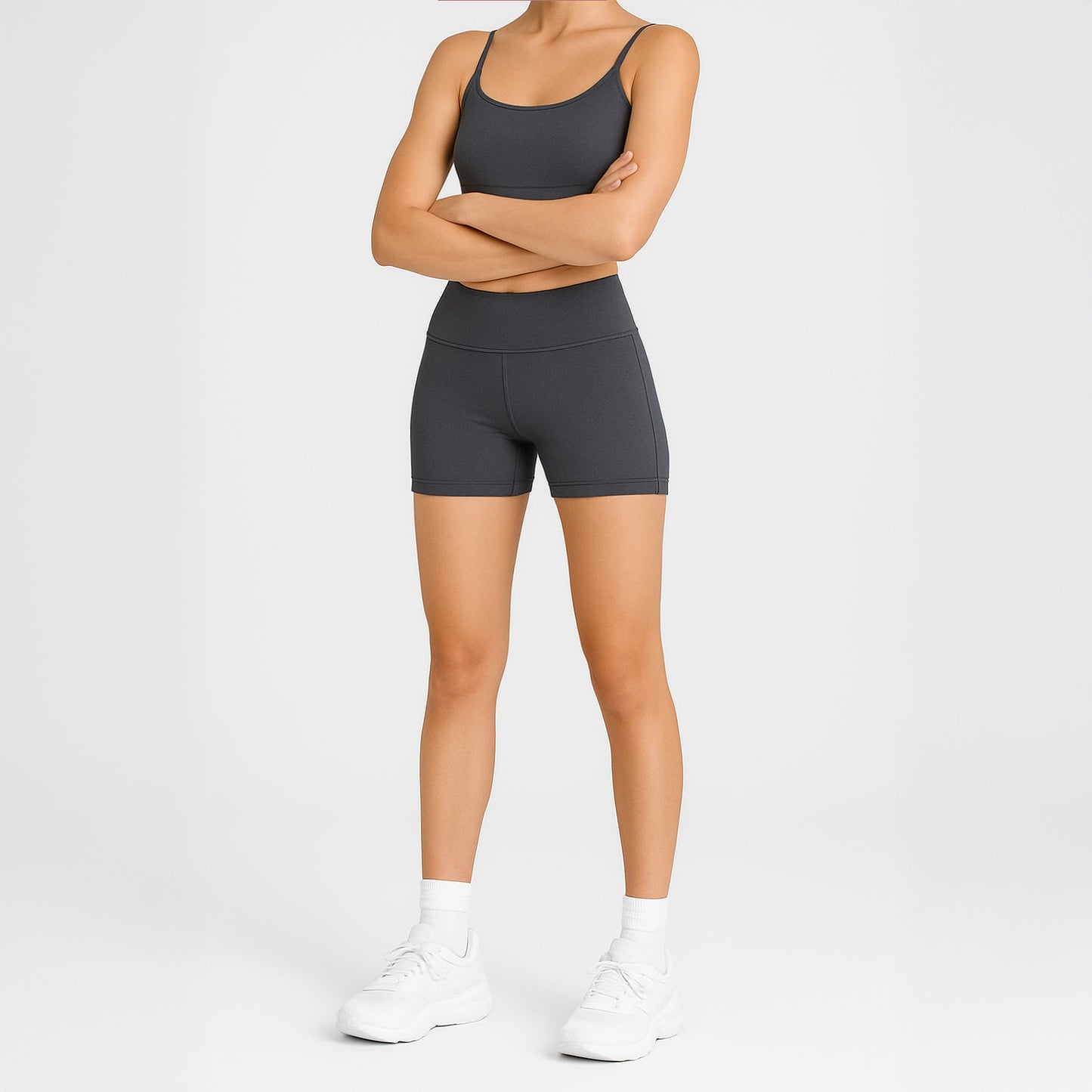 2015 - Women's Athletic Legging Shorts-1