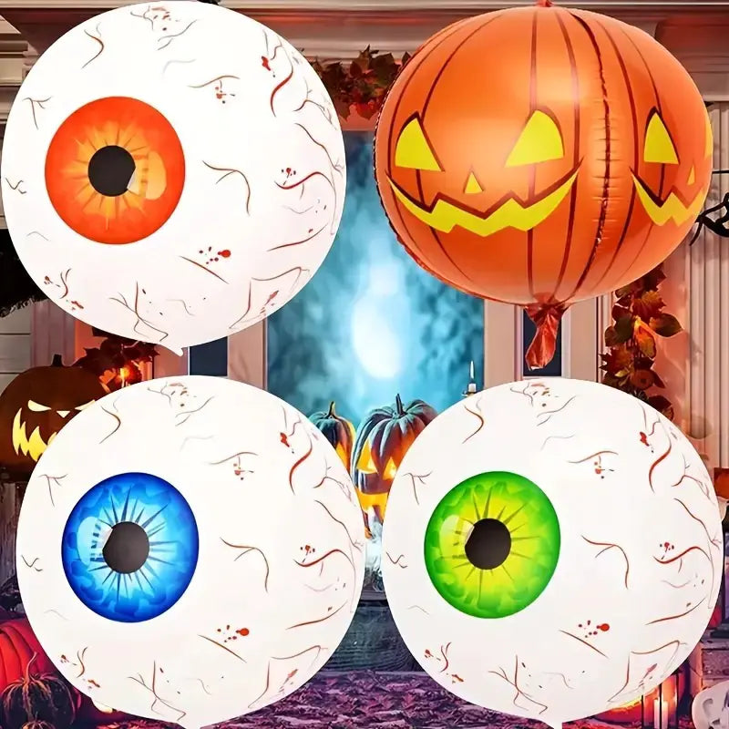 Scary Eyeball Balloons for Day of the Dead Decor