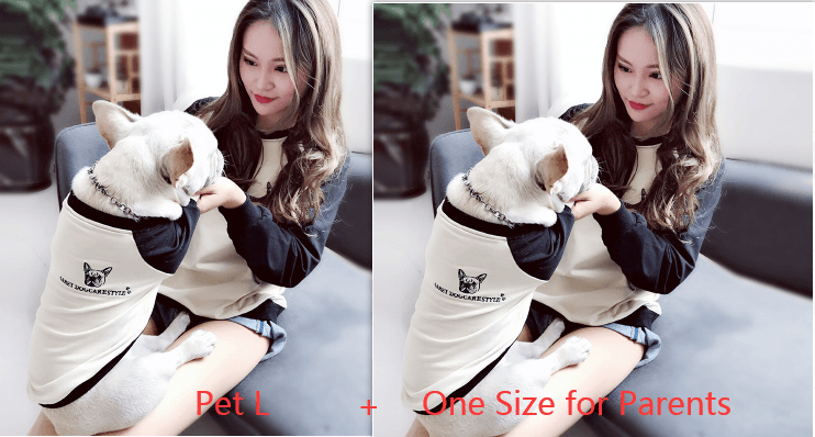 Korean Chic Long-Sleeved Dog Tee-7