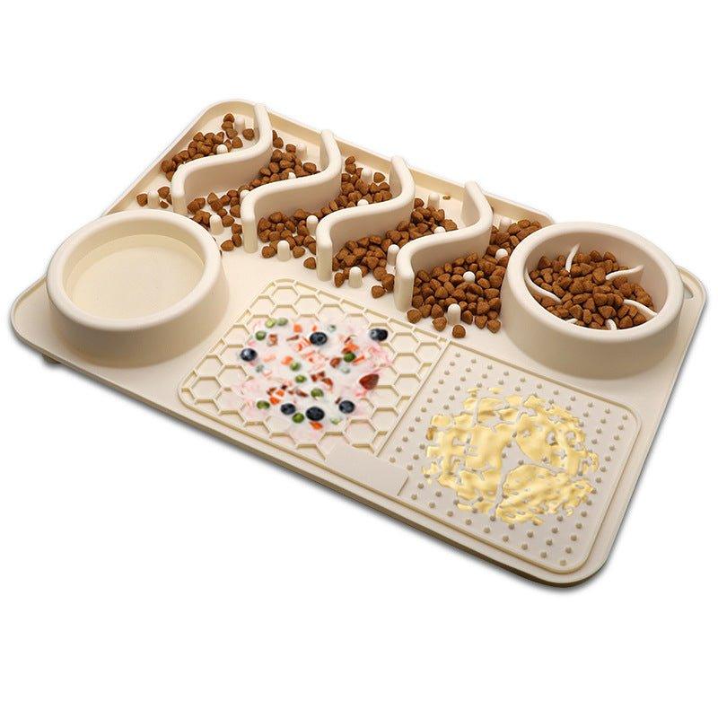 Dog Silicone Licking Pad Pet Licking Mat Silicone Mat Multifunctional Food Bowl-15