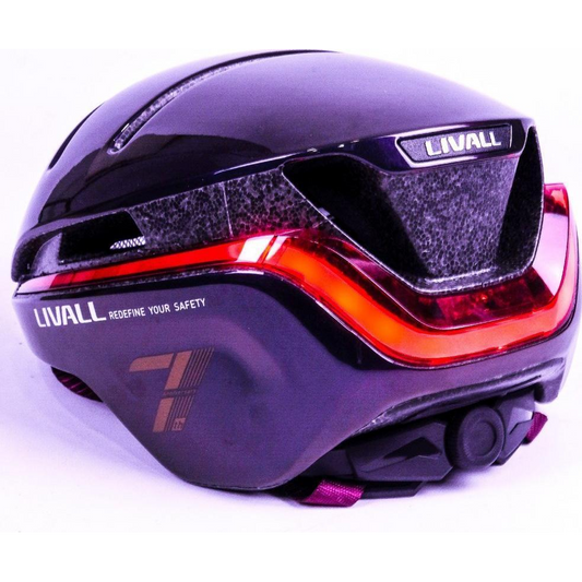 Livall Livall EVO21 Smart Kask Rowerowy LED/SOS 54-58cm Fioletowy (EVO21-M-ULV)-0
