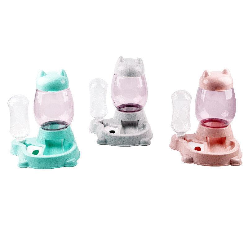 Pet Oasis: Automatic Feeder And Water Dispenser-2
