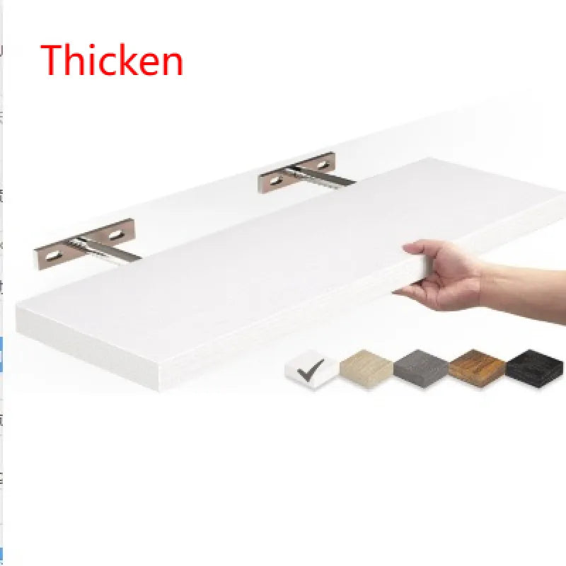 Wall Storage Hanging Solid Wood Shelf