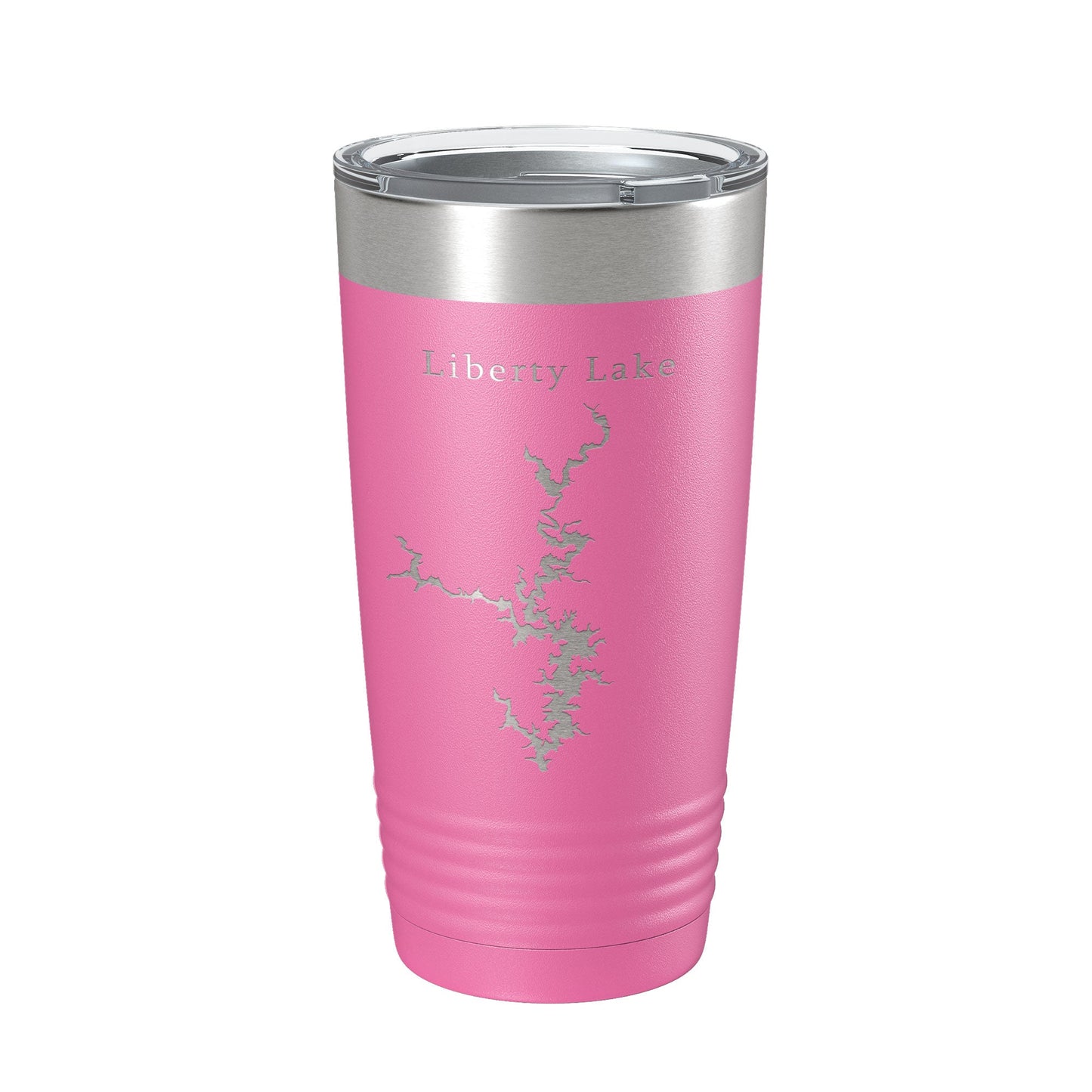 Liberty Lake Map Tumbler Travel Mug Insulated Laser Engraved Coffee Cup Maryland 20 oz-11