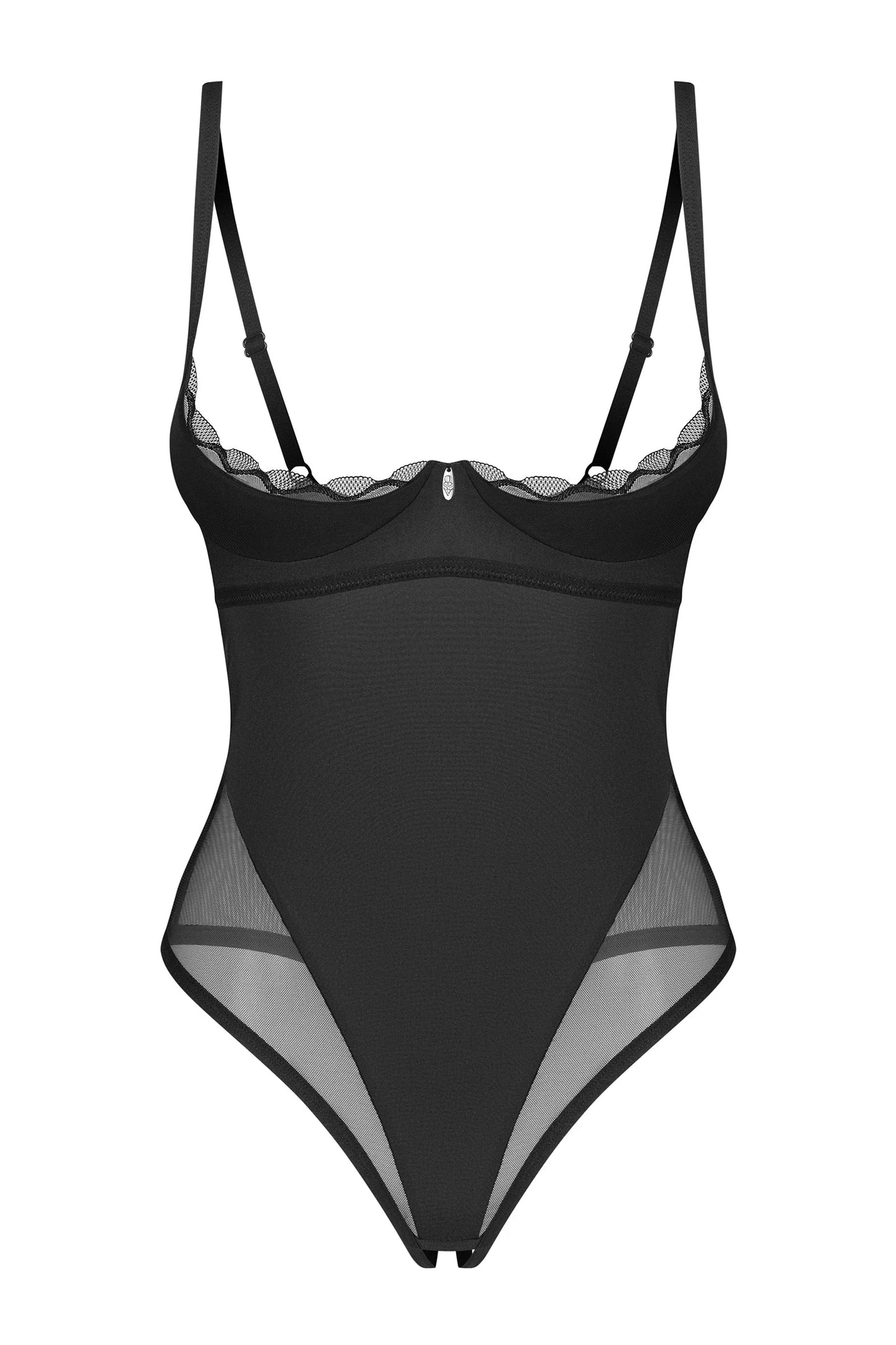 Crotchless Cupless Teddy Stelisa-4