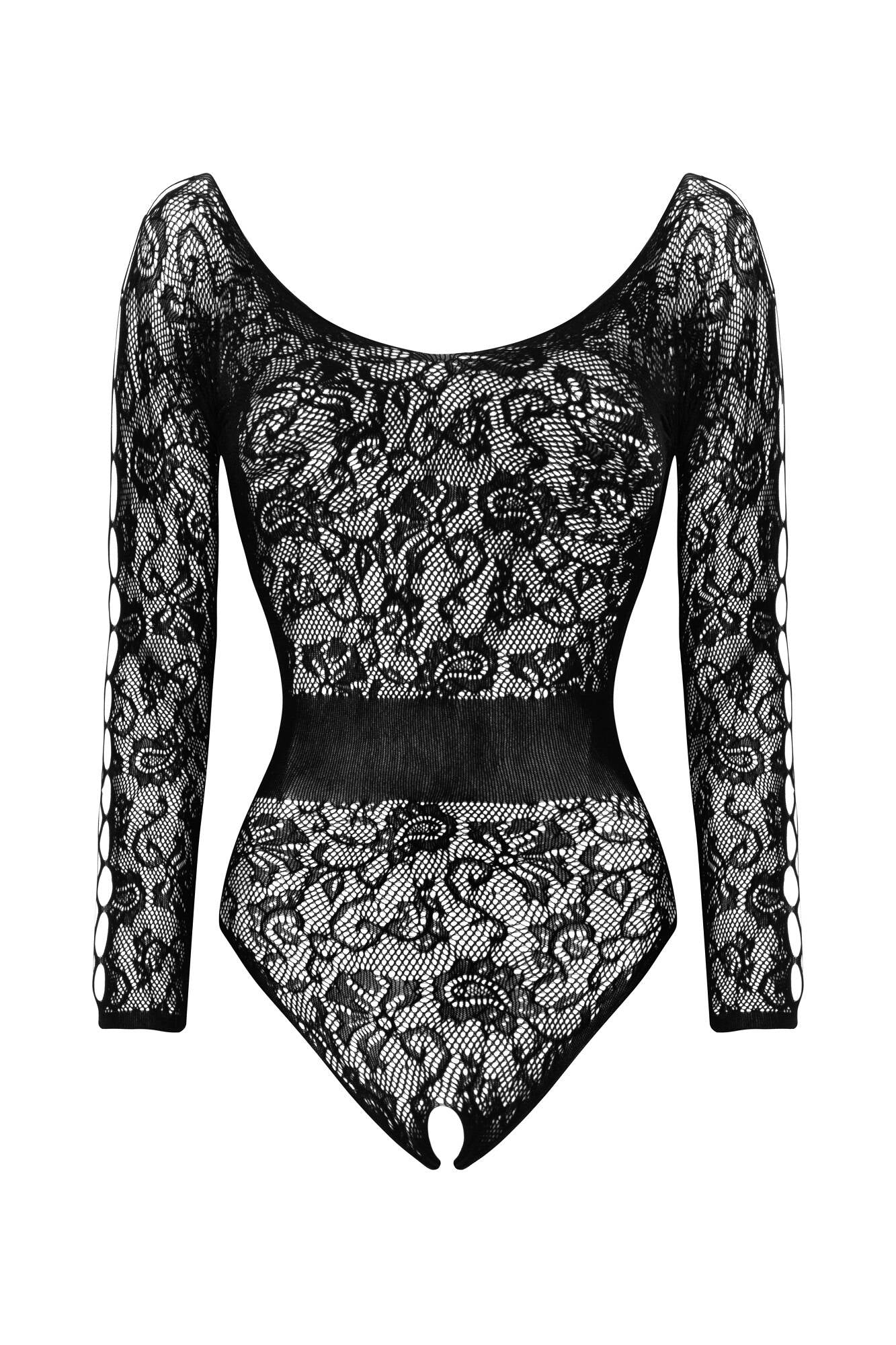 Sexy Sheer Lace Bodysuit Beauty Night Dinora-3
