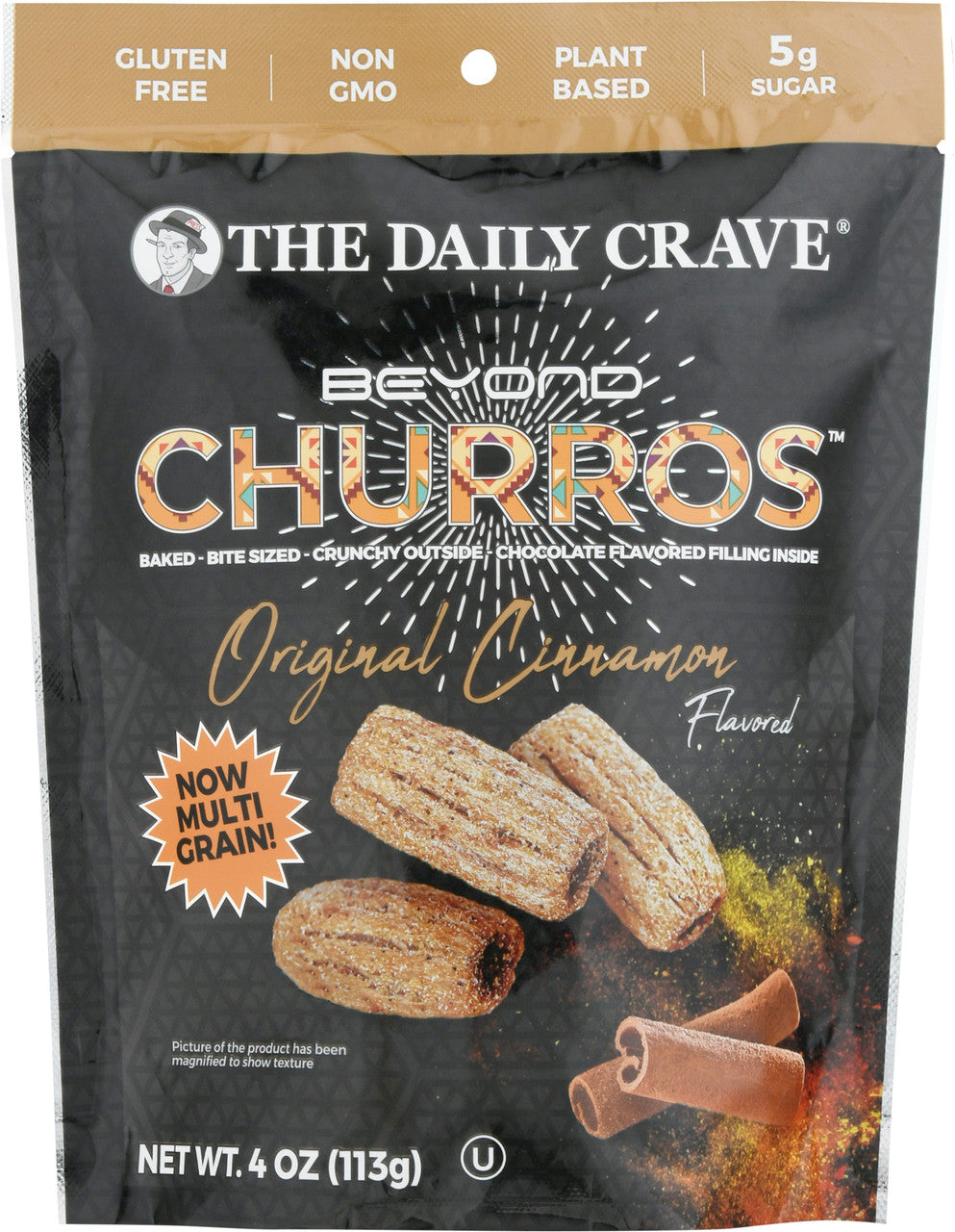 DCRAVE CHURROS ORGL CINM ( 6 X 4 OZ )-2