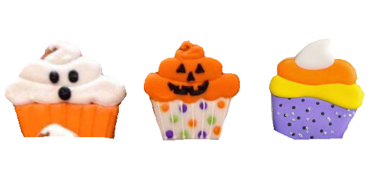 Halloween Cupcakes Dog Treats Packaged-0