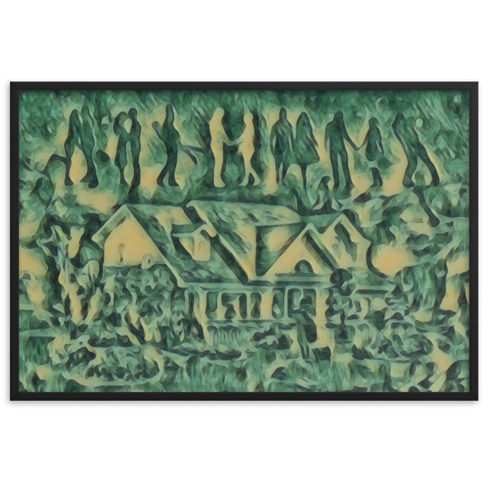 I WAS WAITING FOR YOU IN THE DREAM YOU HAD SEEN Special Edition Framed Poster-0