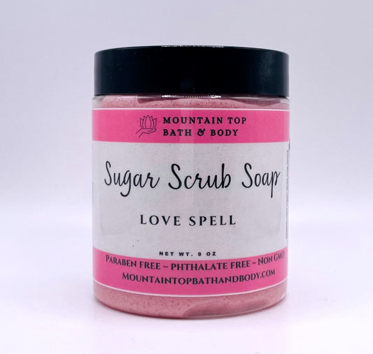 Love Spell Sugar Scrub Soap-0