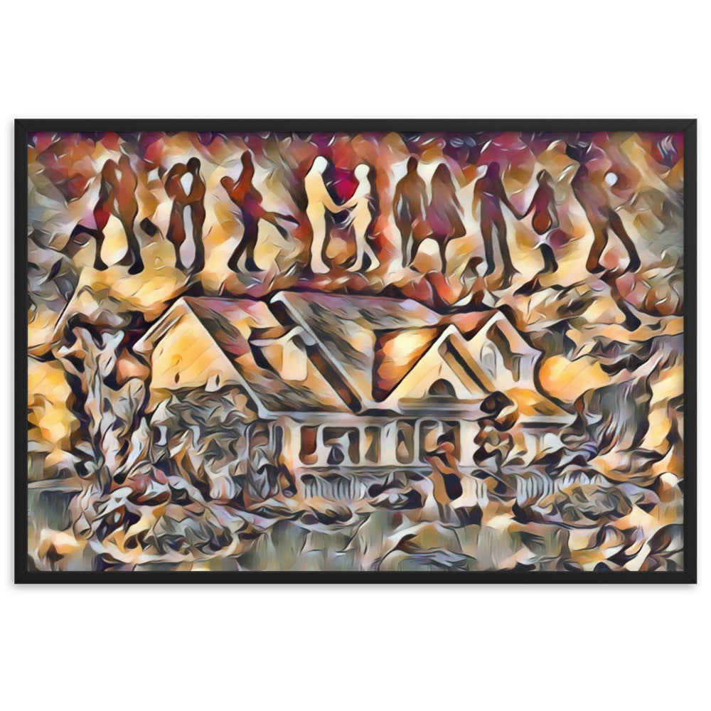 I WAS WAITING FOR YOU IN THE DREAM YOU HAD SEEN Special Edition Framed Poster-0