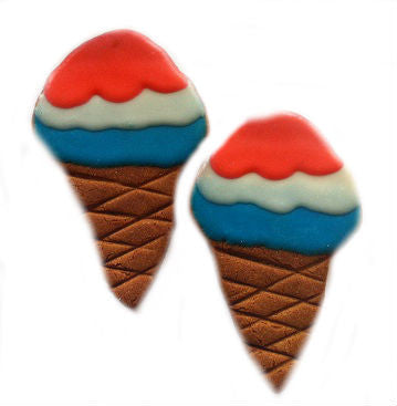 Patriotic Ice Cream Cones (Qty 12)-0