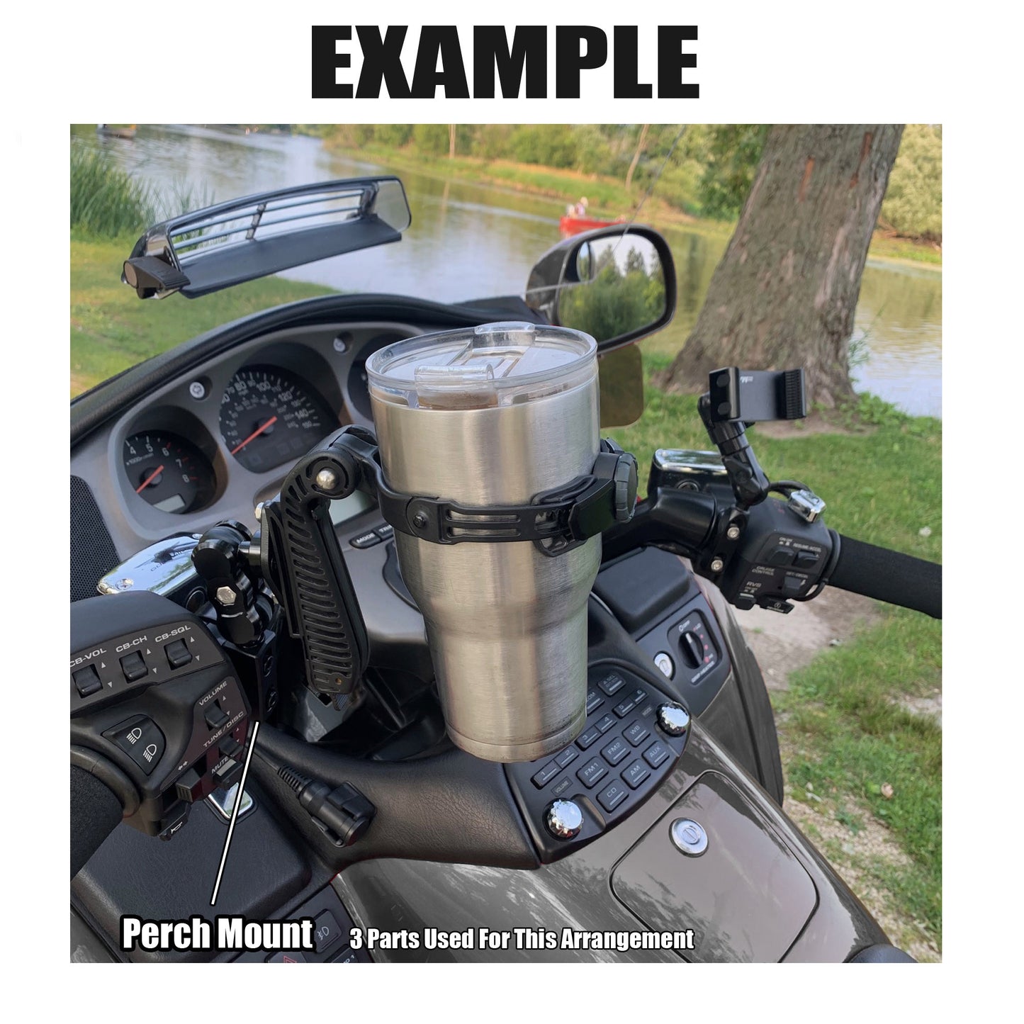 GRIP'R - Drink Holder / Tumbler Handle. 2.5" to 4" Dia. Containers. 12 - 40oz.-7