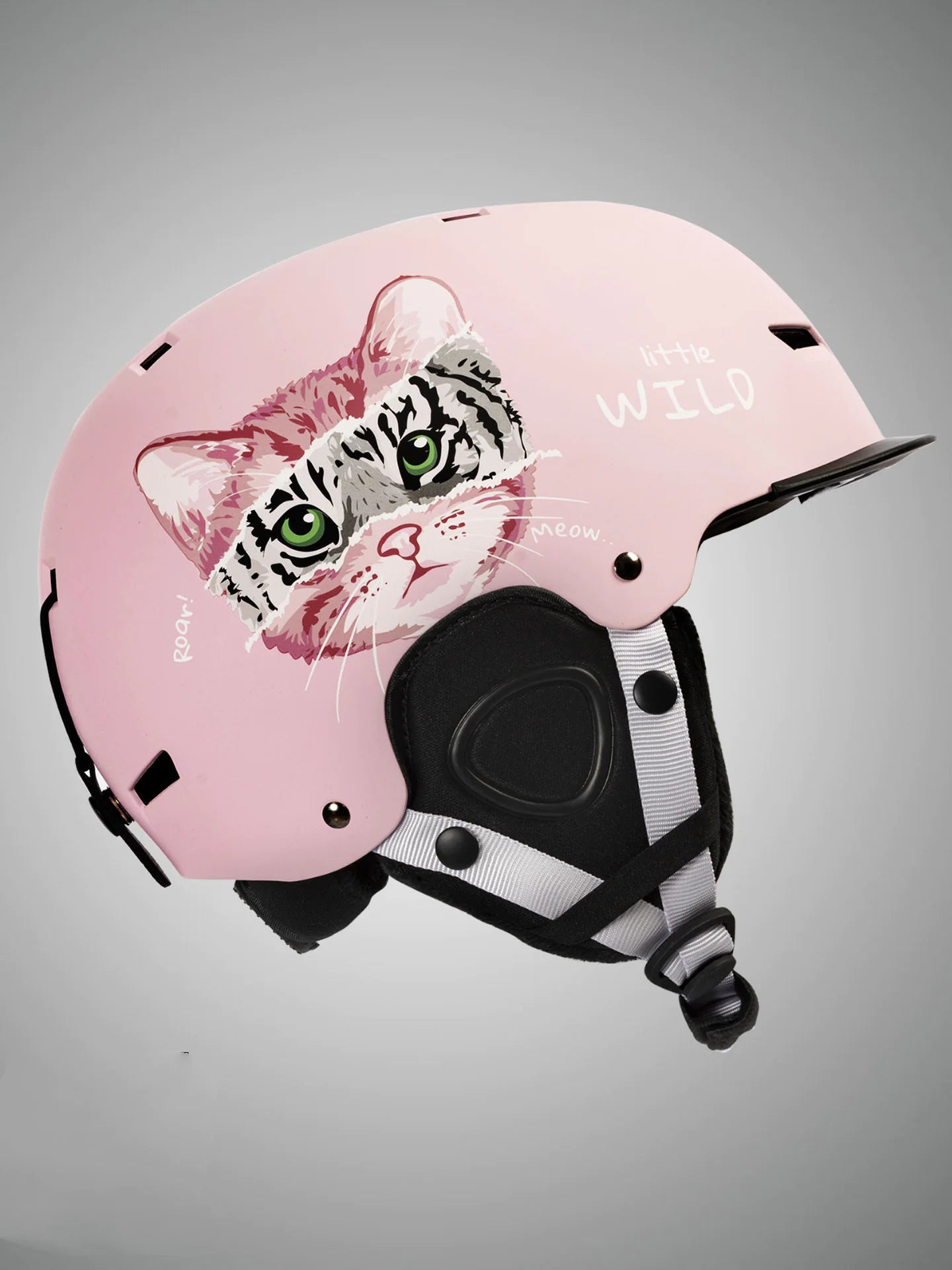 Integrated Snow Goggles with Crash Helmet for Adults