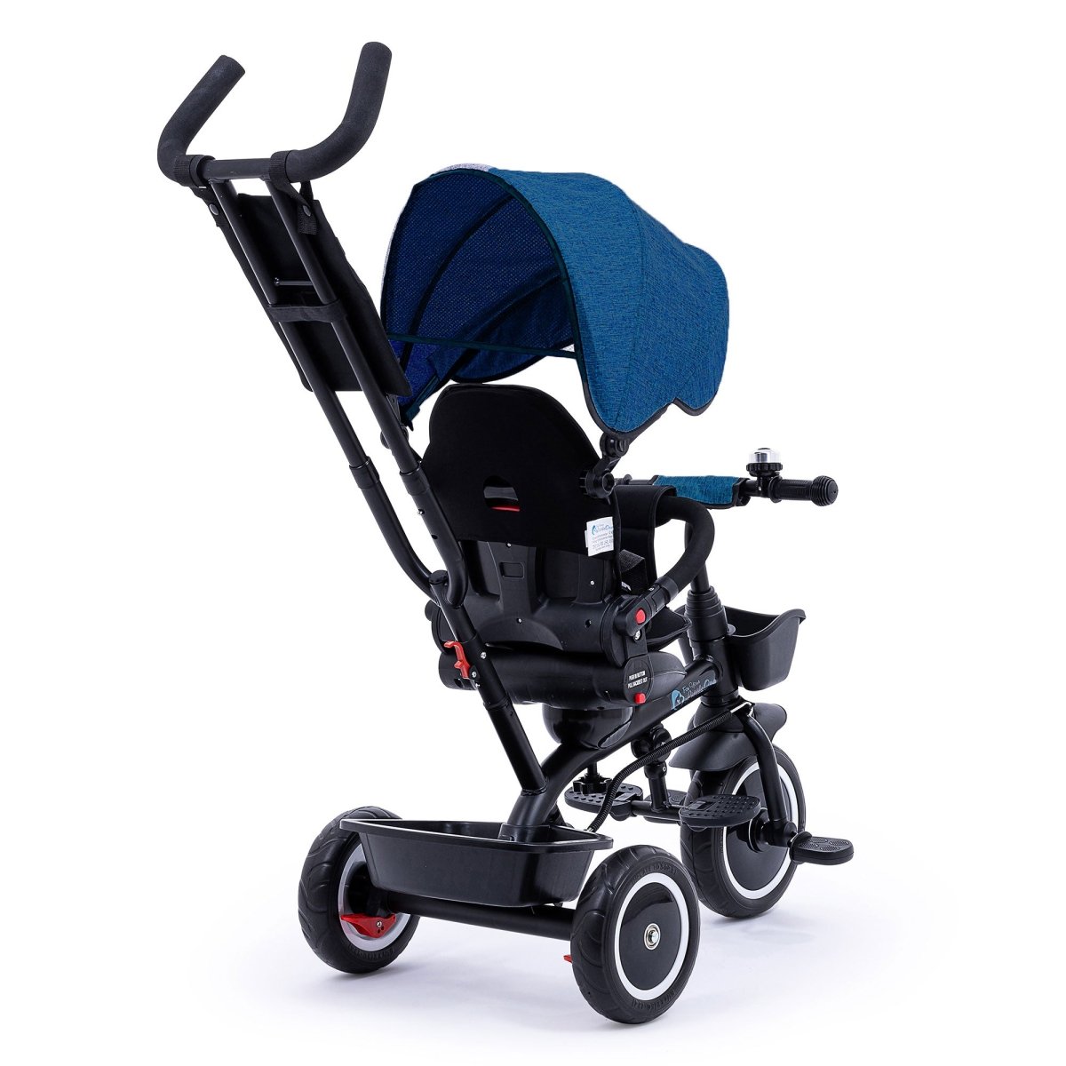 Foryourlittleone 6 in 1 Trike V3 - Blue (9 months - 5 years)-4