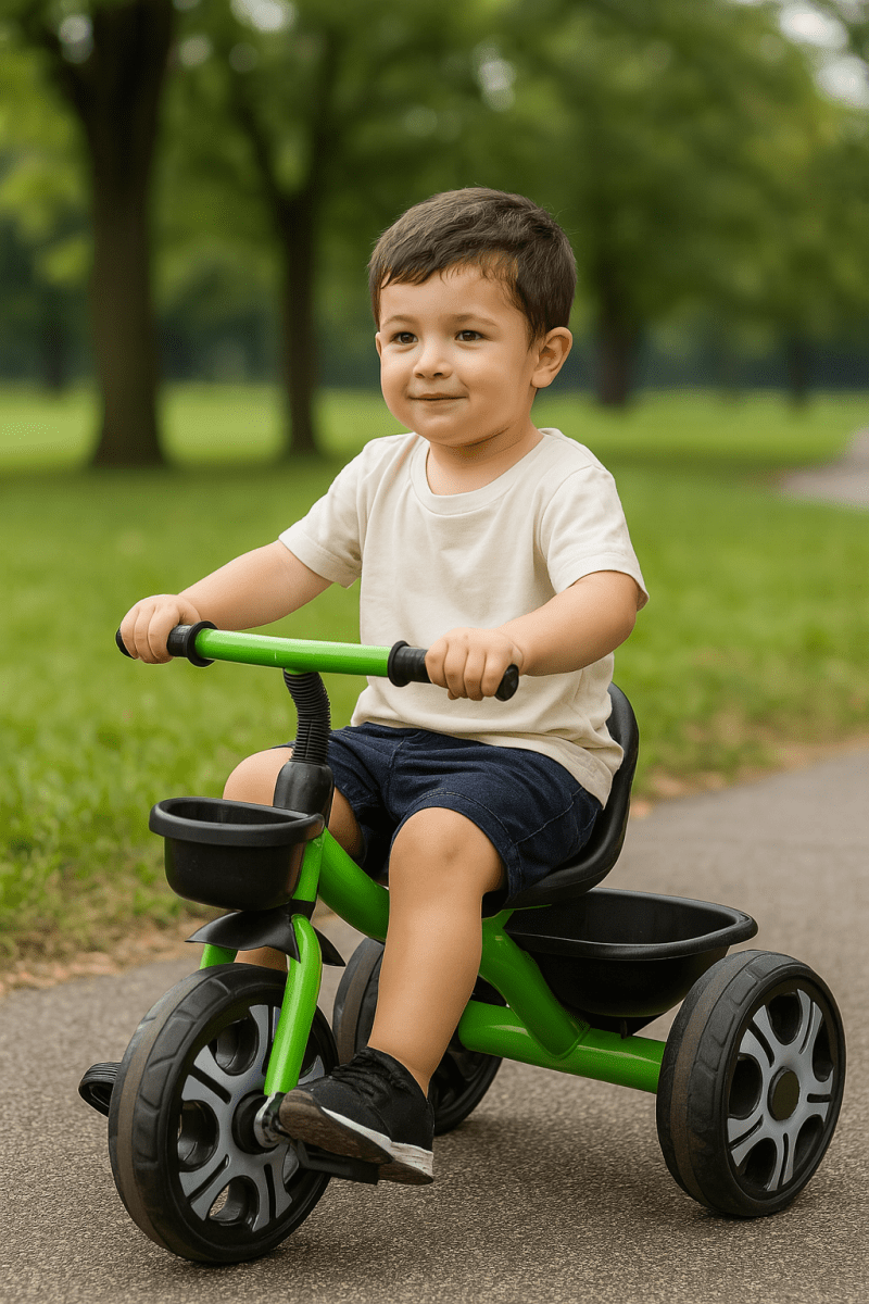 Foryourlittleone Venture Trike - Green (18 months - 6 years)-2