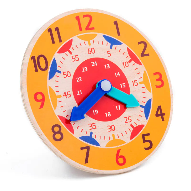 Children's Educational Wooden Digital Clock Toy