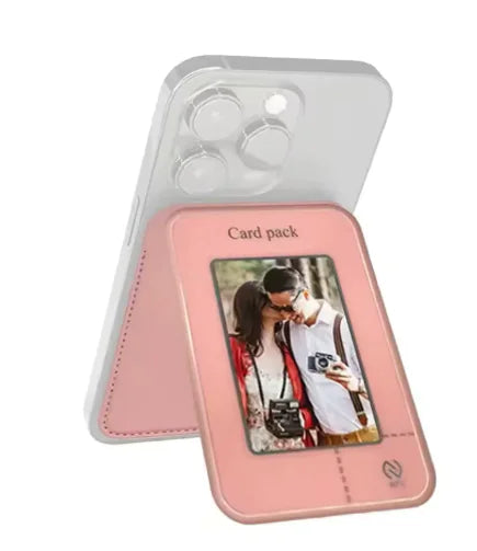 E-ink Screen Card Holder Magnetic Bracket Phone Case