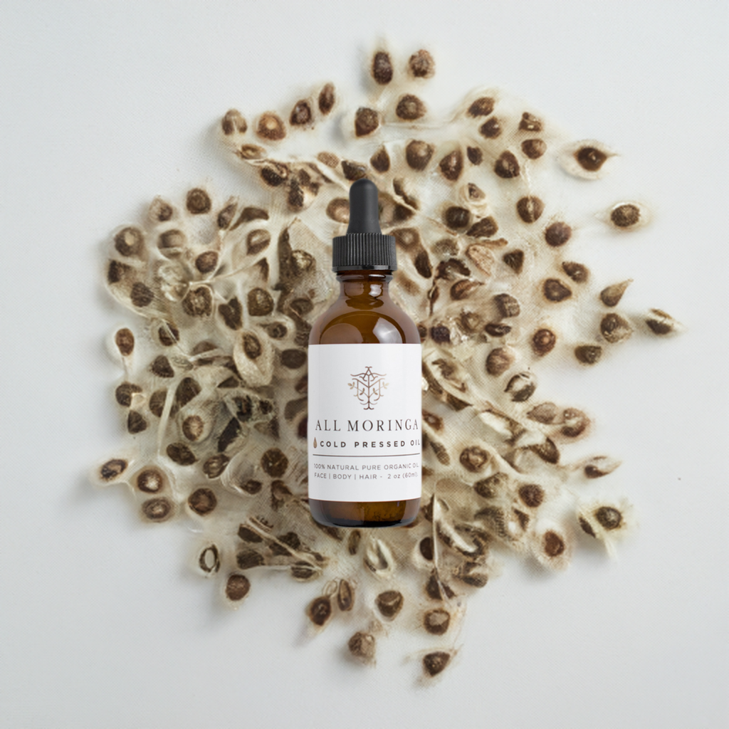Moringa Oleifera Cold Press Seed Oil Premium Untouched Pure 100% All Natural Organic (Ben oil) for Face, Body, and Hair. Unscented or Lavender and Ylang Ylang infused (All Skin Types)-3