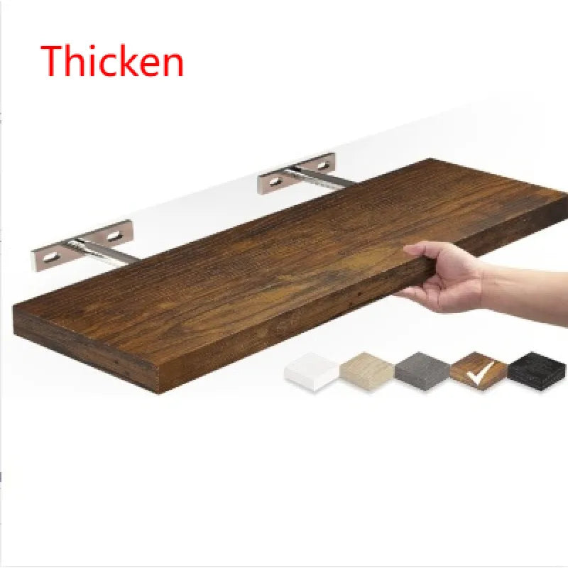 Wall Storage Hanging Solid Wood Shelf