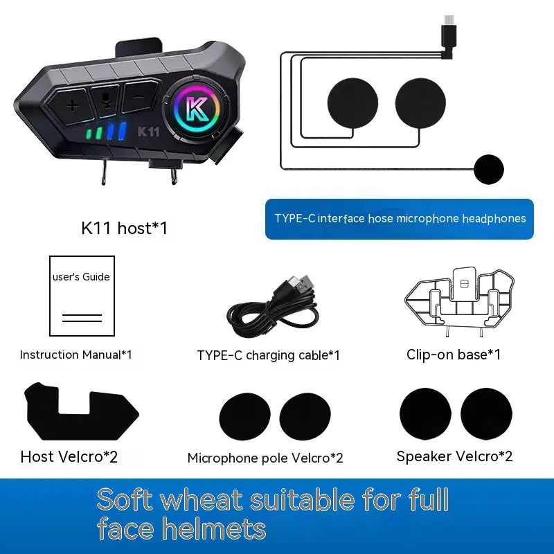 Motorcycle Helmet Bluetooth Headset