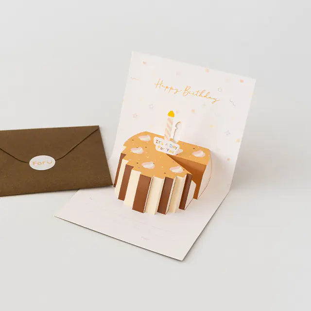 Creative 3D Personalized Cute Paper Carving Card