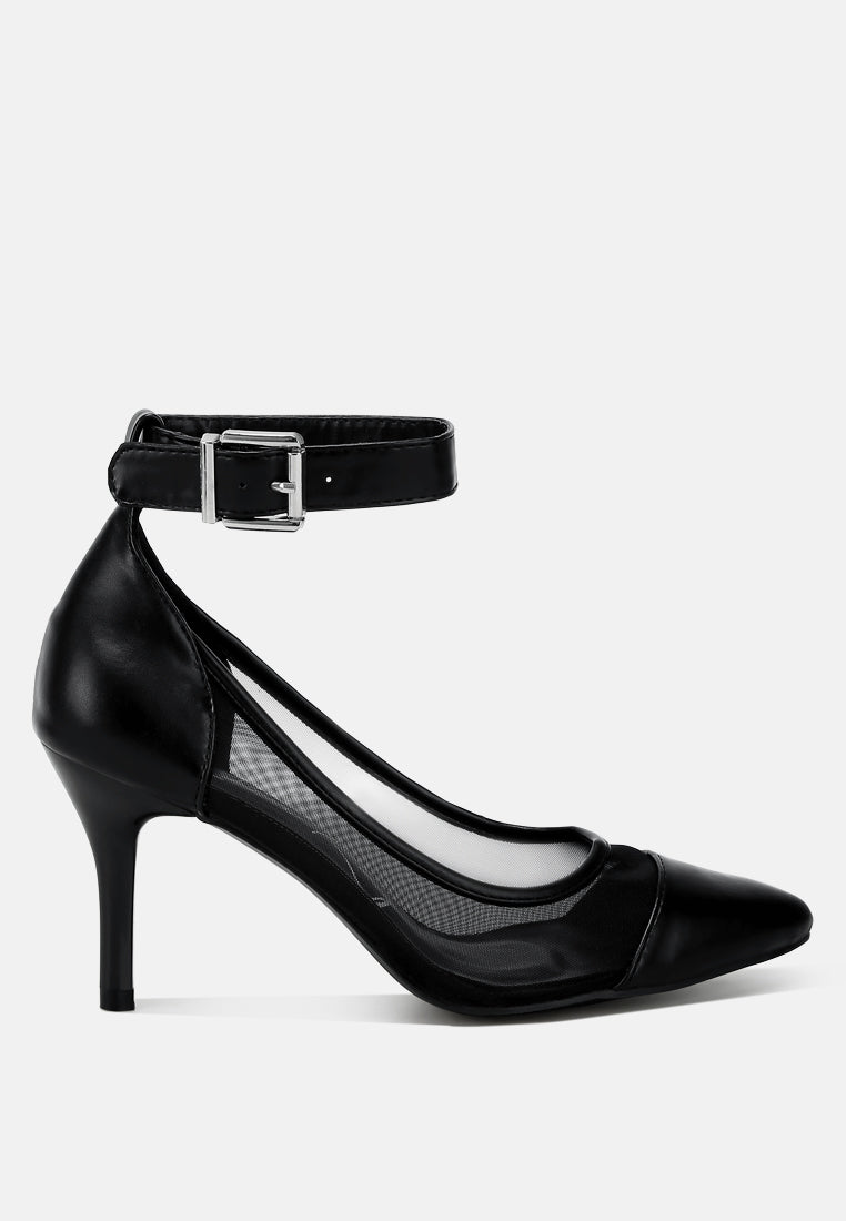 Hearst Pointy Toe Ankle Strap Pumps-6
