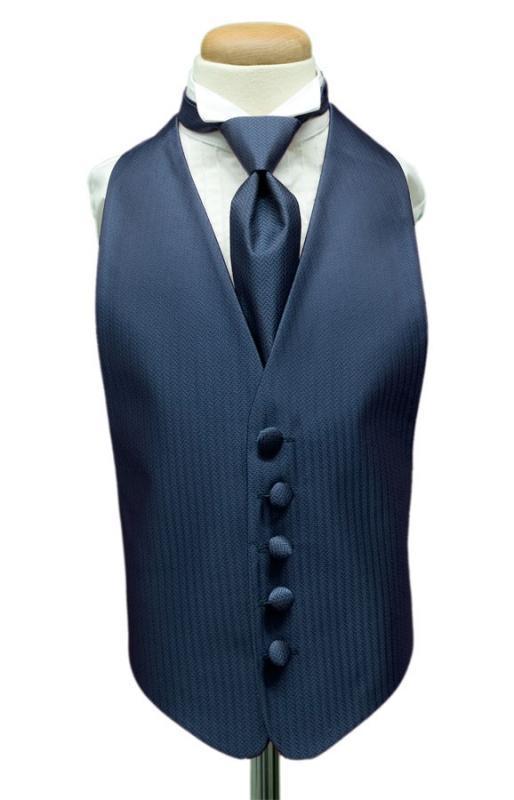 Herringbone Kids Tuxedo Vest-19