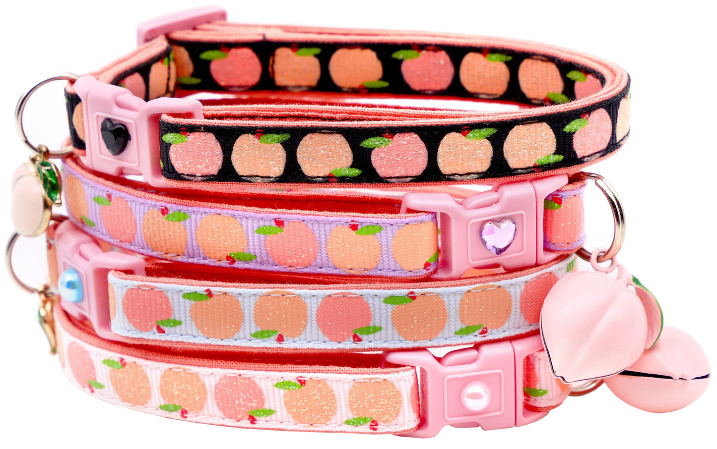 Peach Breakaway Cat Collar-0