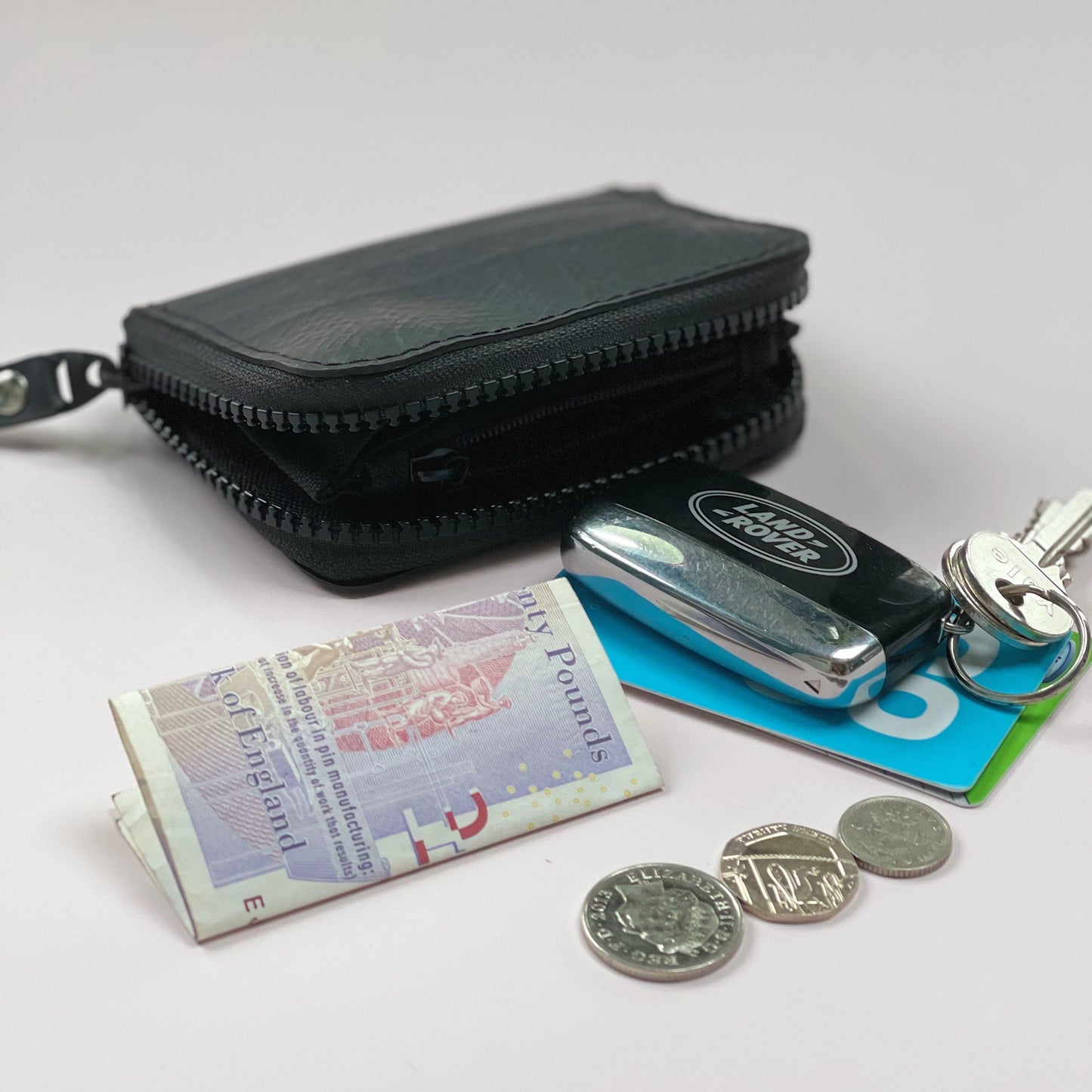 Harper Small Zip Around Vegan Wallet-3