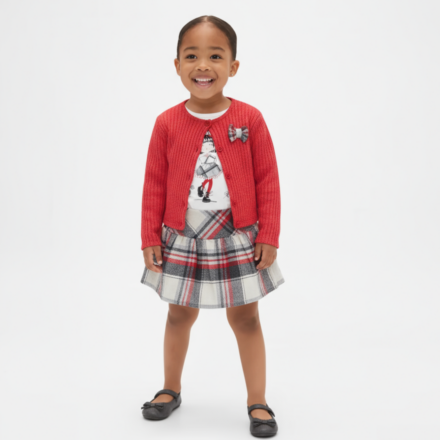 Dancing Daisy Girls Skirt Set-0