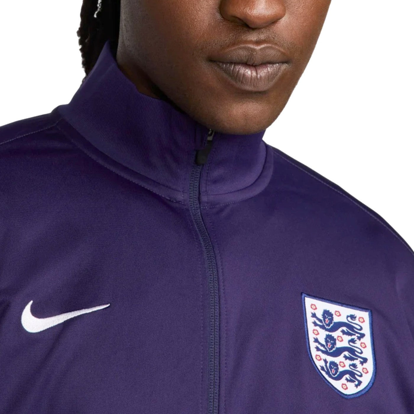 England training presentation Soccer tracksuit 2024/25 dark purple - Nike-3