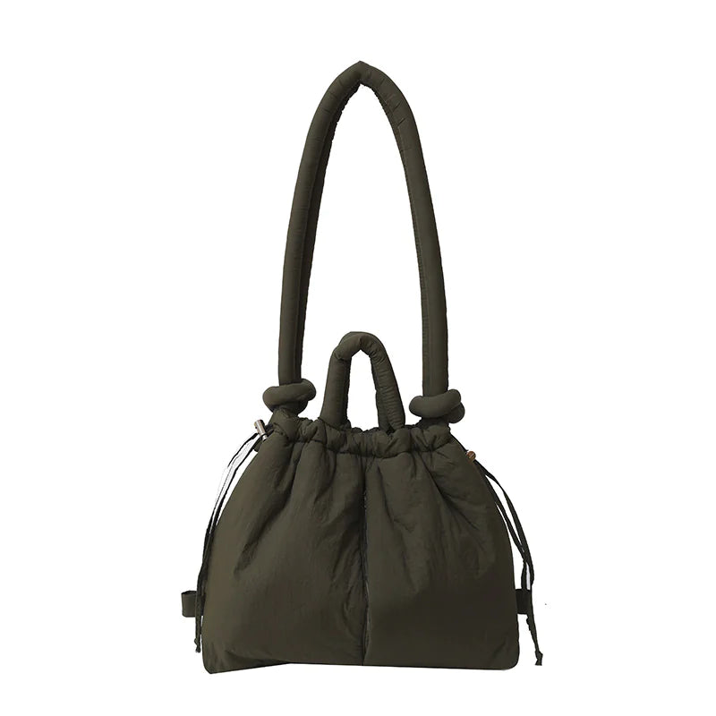 Women's Nylon Drawstring Backpack