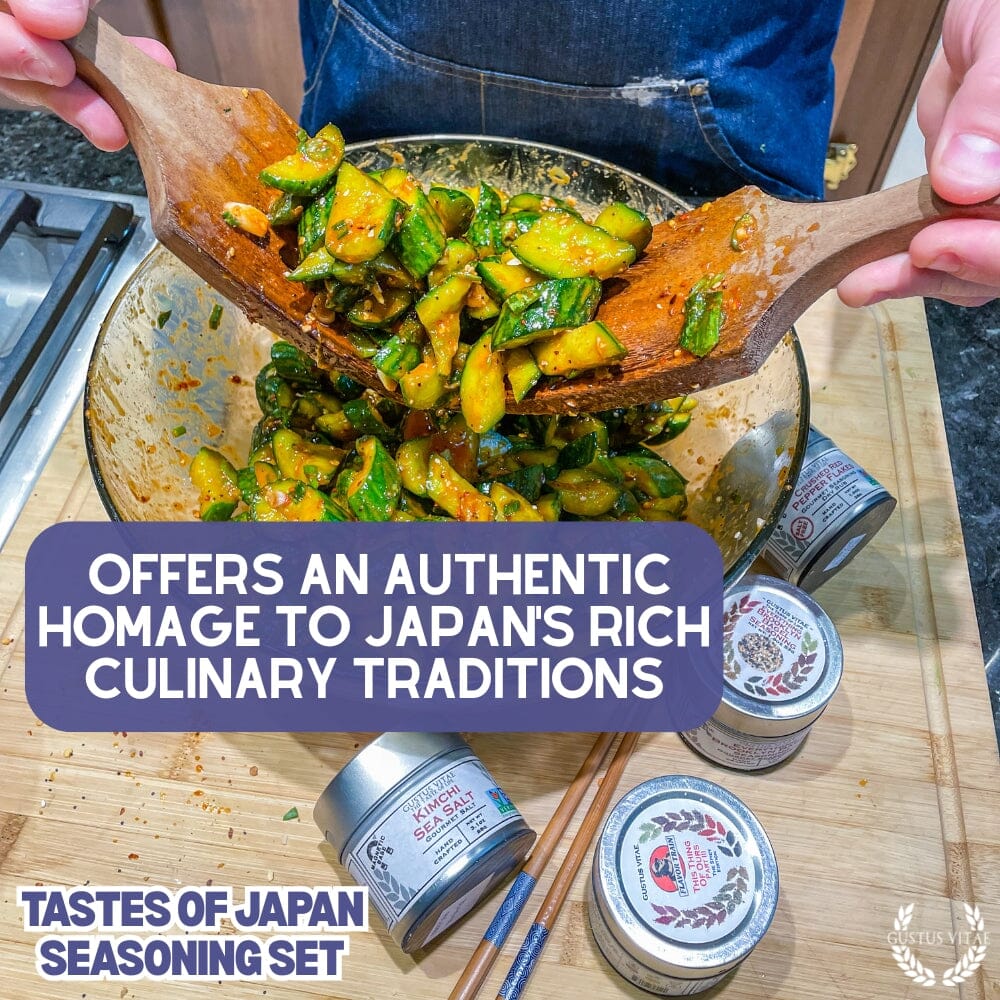 Japanese Seasoning Gift Set - Tastes of Japan - Artisanal Spice Blends Six Pack-4