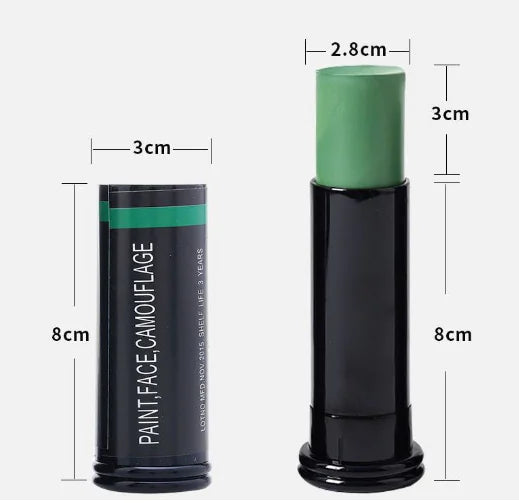 3pcs Camouflage Oil Paint for Military Training Makeup
