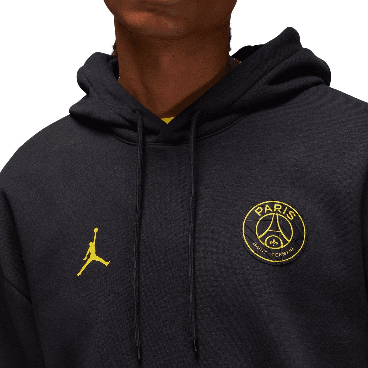 Jordan x PSG Casual Fleece fanwear presentation tracksuit 2023 black - Jordan-4