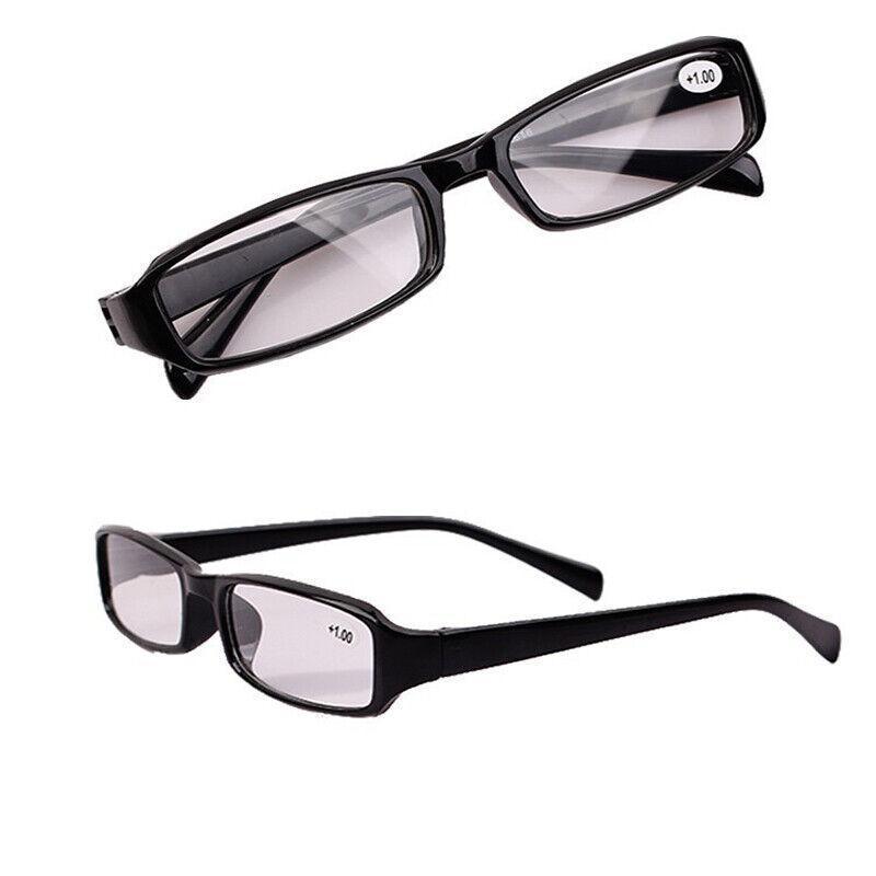 6 Pairs Mens Ladies Wayfarer Frame Magnifying Reading Glasses Au-4