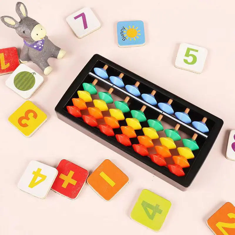 New Wooden Abacus for Kids with 7 to 17 Levels