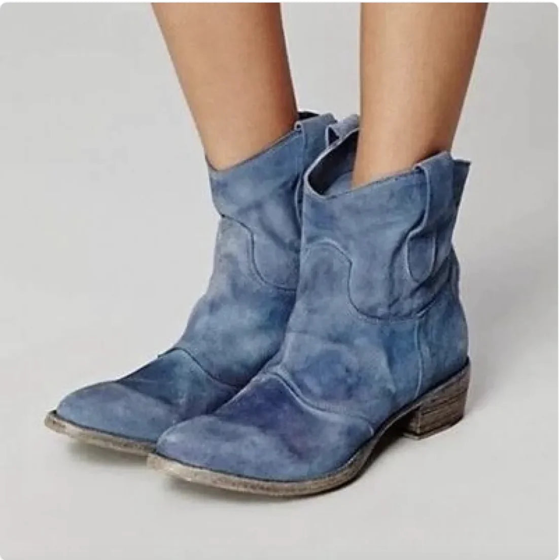 Low Heel Martin Boots